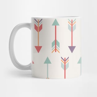 Purple Mint Tribal Arrows Pattern Indian Indigenous Mug